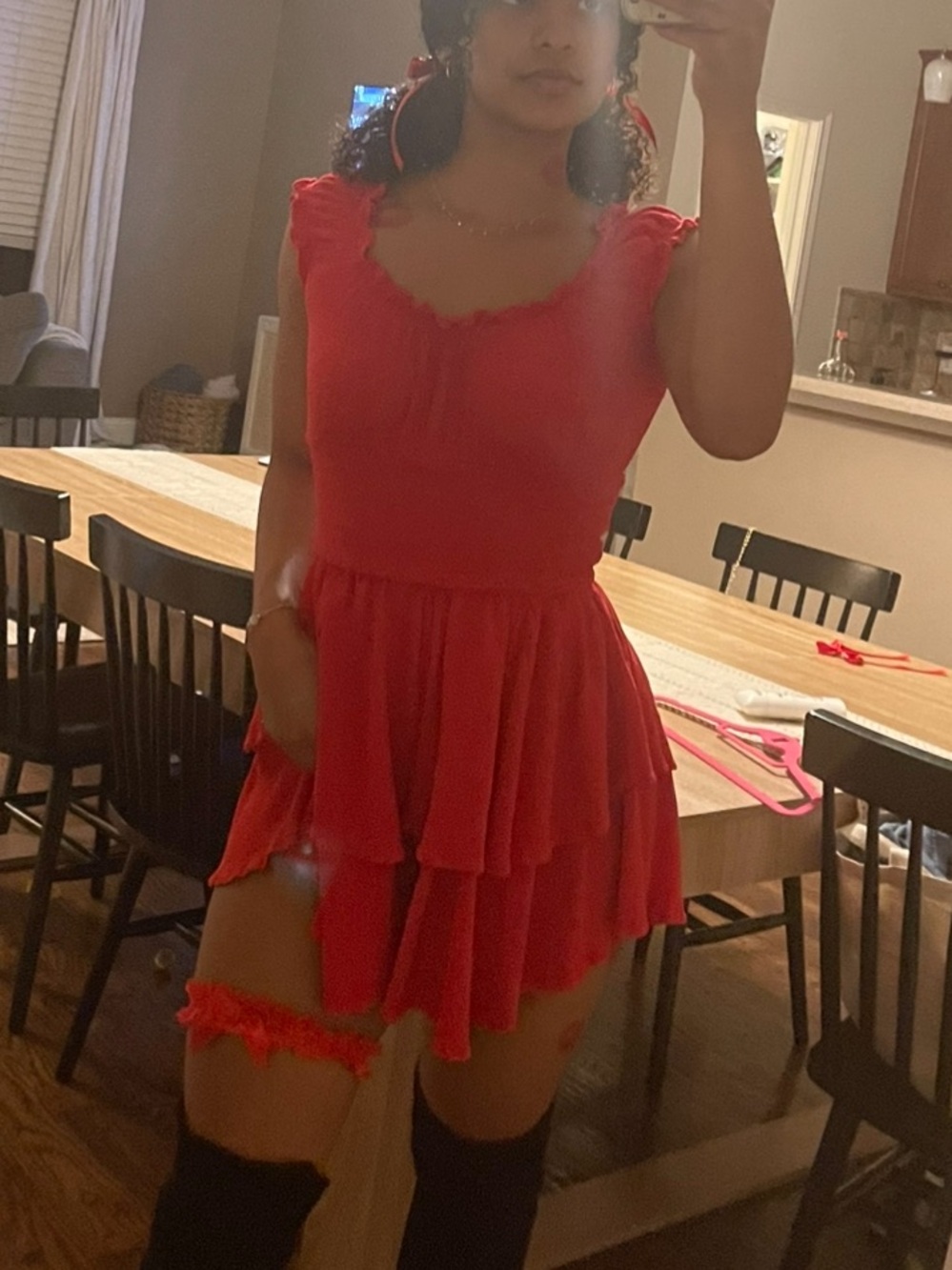 Red Love Galore Romper